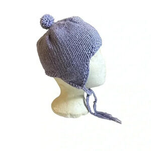 Crochet Baby Hat Pattern With Earflaps Baby Toddler Purple